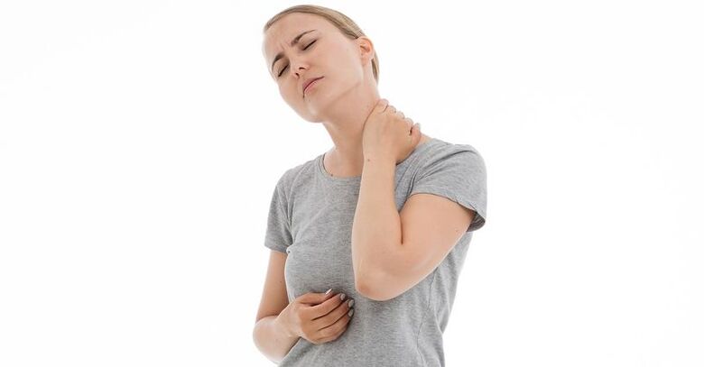 Dolor con osteocondrosis cervical.