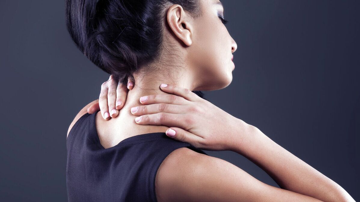 dolor de cuello con osteocondrosis